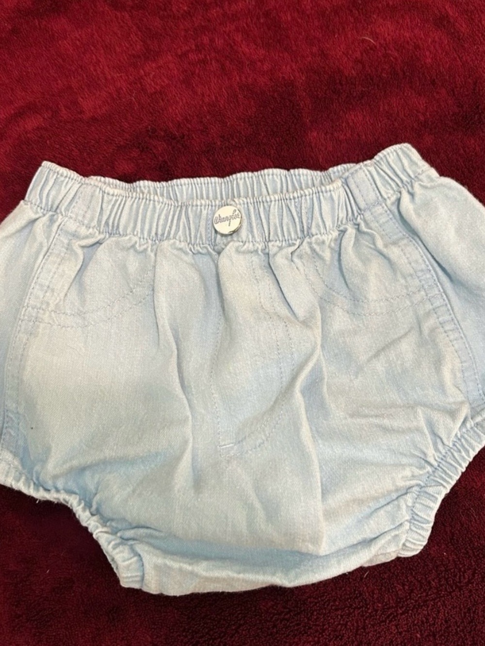 Cherokee Light Blue Baby Diaper Cover Bloomers